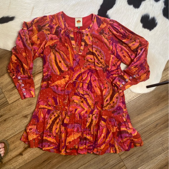 Farm Rio Banana Juice Mini Dress - Picture 4 of 8